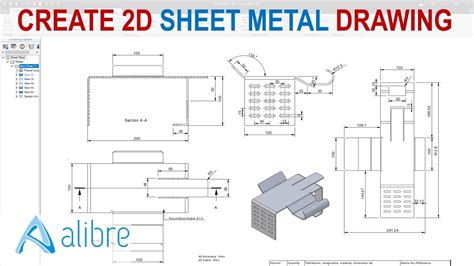 how to make a template for sheet metal|sheet metal drawing templates.